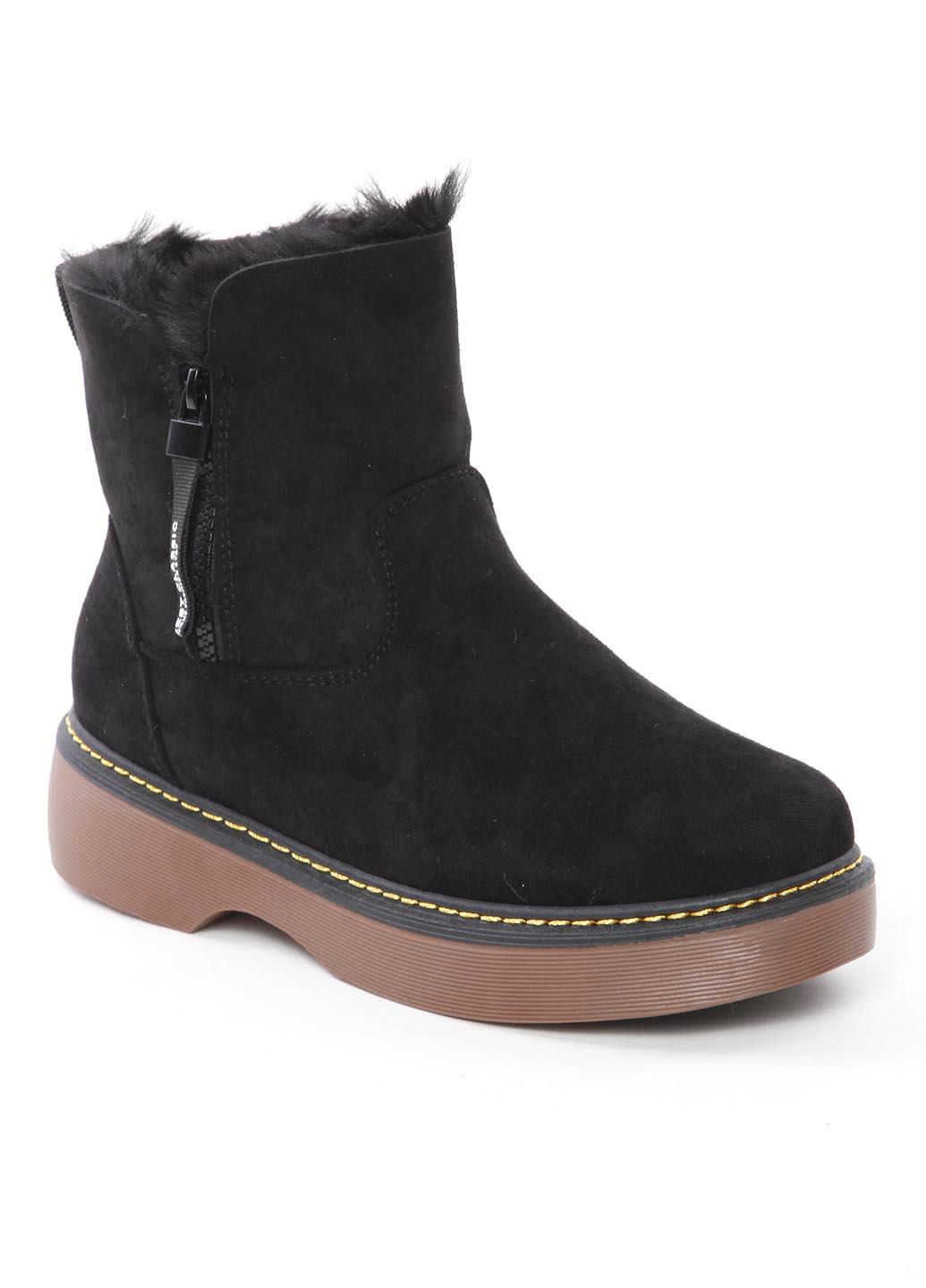 Черевики жіночі Fashion 337575 р. 36 23,5 см Чорний - фото 6 Черевики жіночі Fashion 337575 р. 36 23,5 см Чорний - фото 6