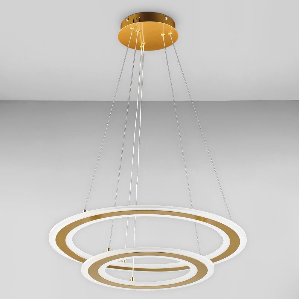 Люстра подвесная светодиодная Light House DL-19145 148W Золотой (77944)