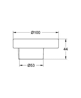 Мыльница Grohe ECTOS 40256000 без держателя (27650) - фото 2