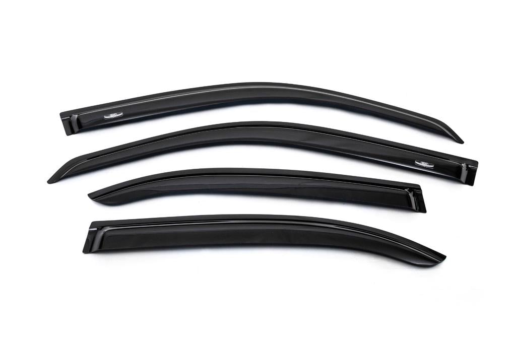Ветровики SD HIC для Mercedes E-сlass W210 1995-2002 гг. поликарбонат Черный
