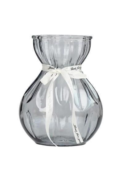 Ваза стеклянная Bouquet 18х10 см (R93877BK)