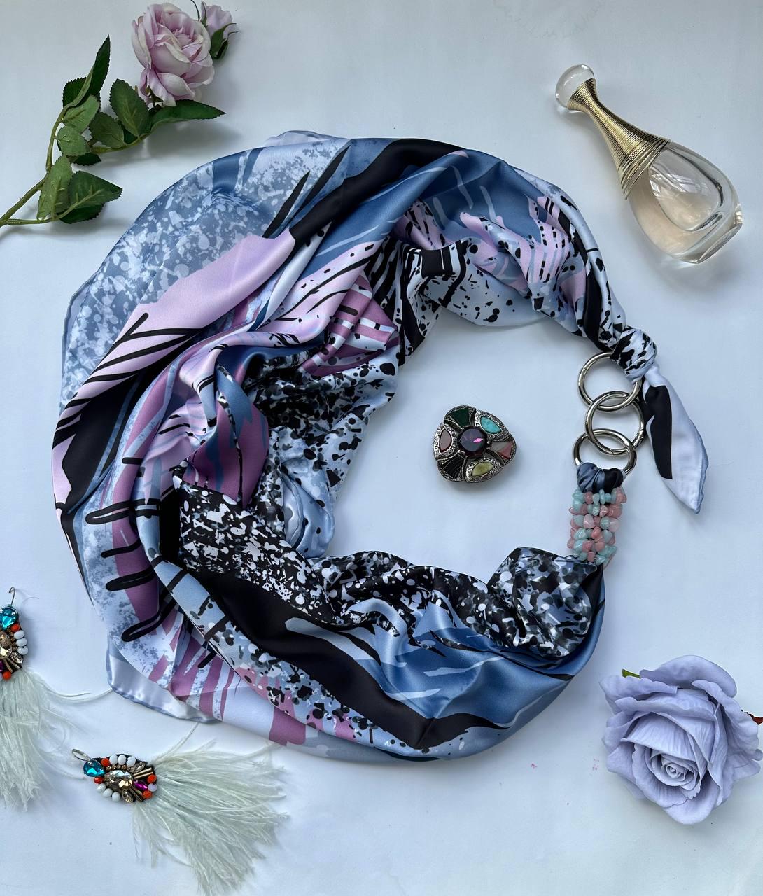 Платок дизайнерский My Scarf Голубая лагуна (15451684)