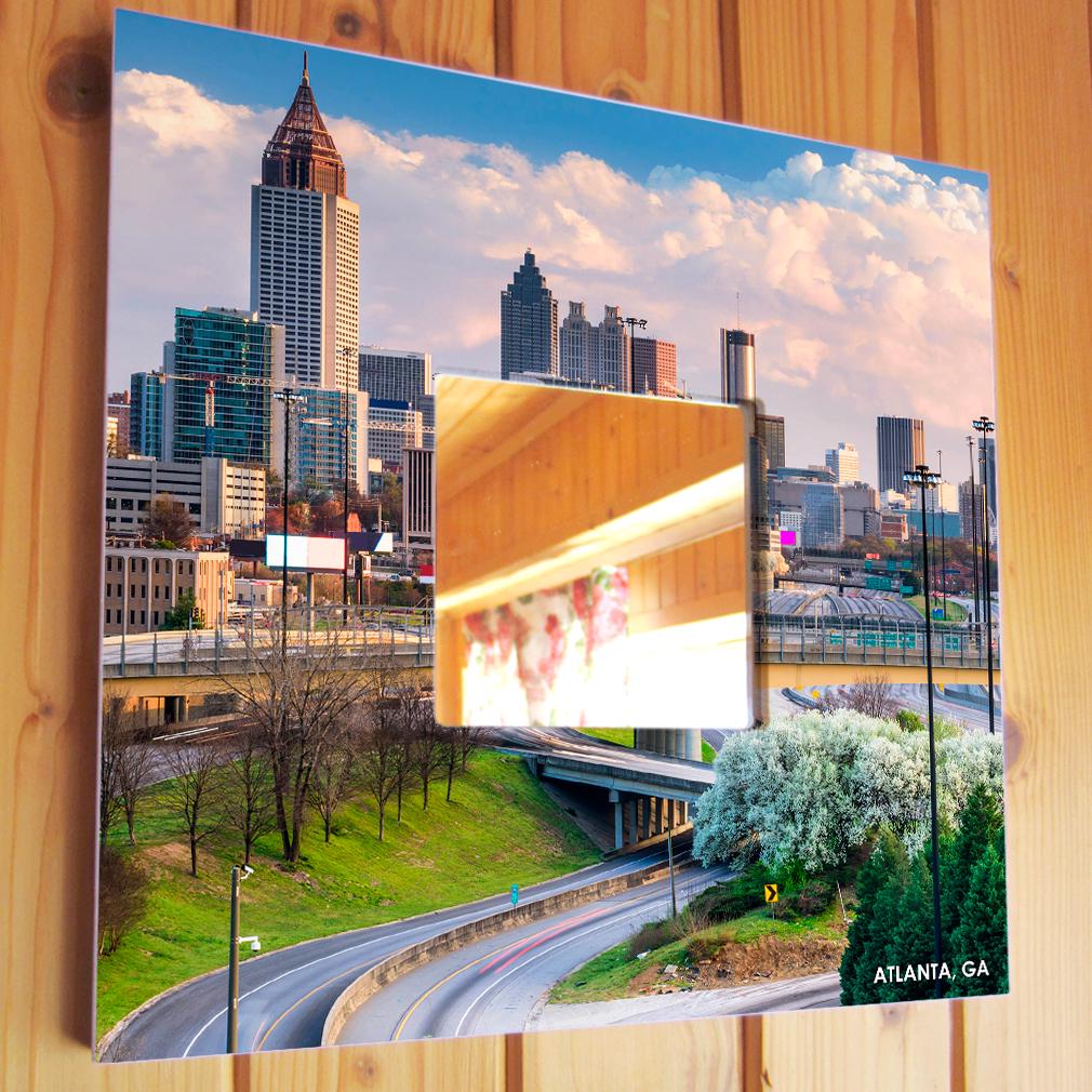 Зеркало декоративное Атланта США 260х260 мм (M04052)