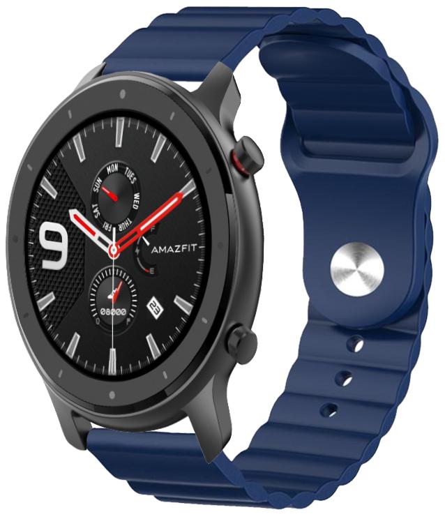 Ремешок Wave для Amazfit GTR 47 мм Dark Blue (16616)