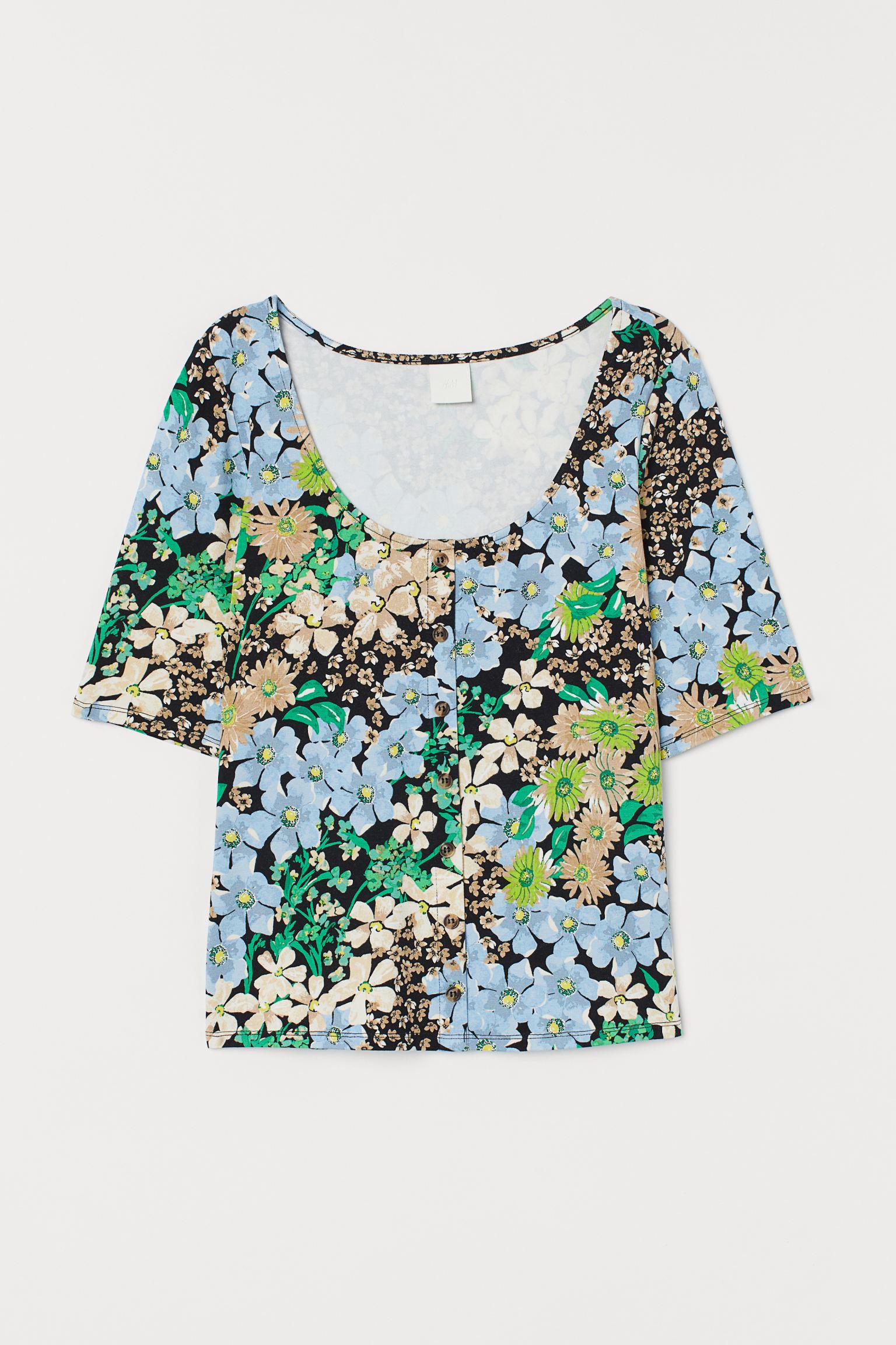 Топ женский Цветы XS Разноцветный (8323591sm)