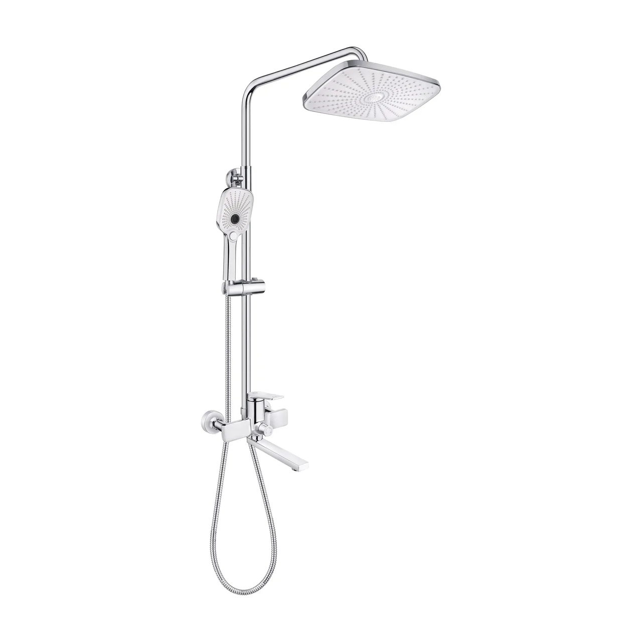 Смеситель для ванной с колонной Perla Michael латунь Хром PSK6718 (2857161112) Смеситель для ванной с колонной Perla Michael латунь Хром PSK6718 (2857161112)