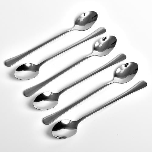 Набор десертных ложек Stenson R89898 Droplet из нержавеющей стали 6 шт. (587042)