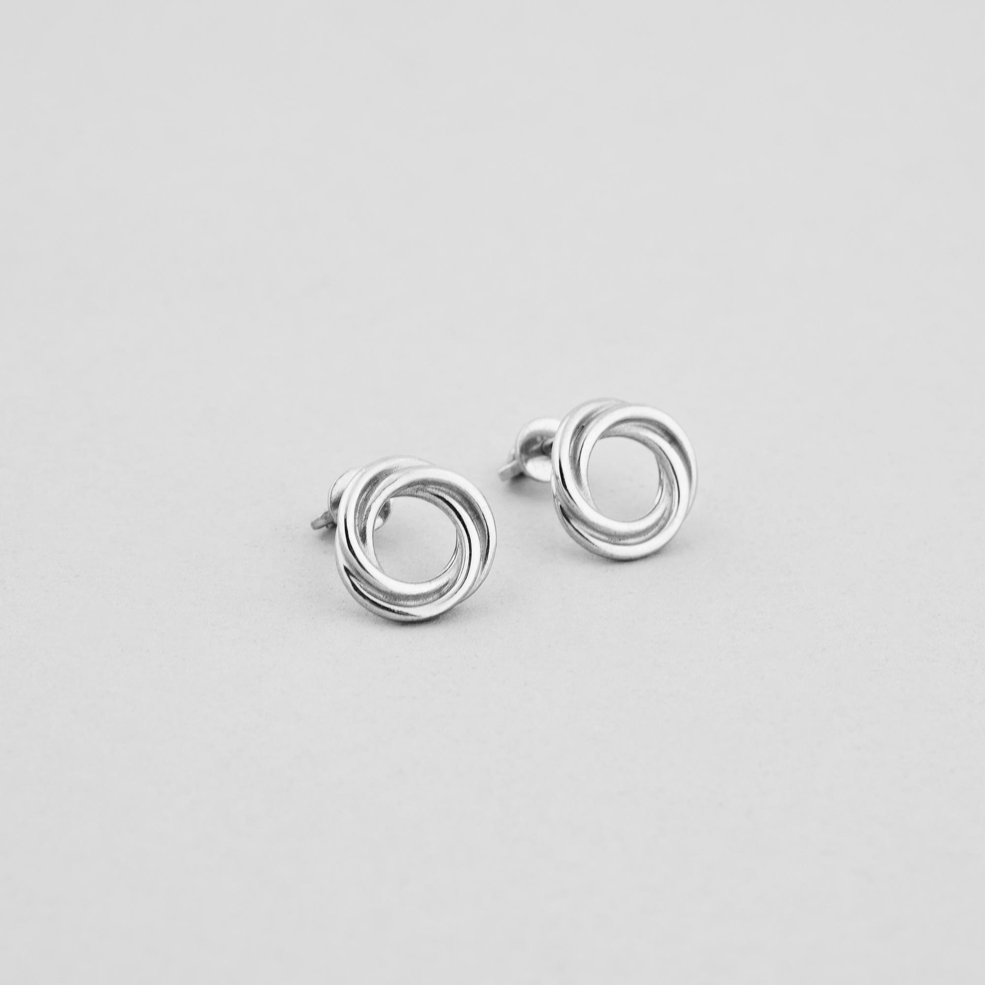Серебряные серьги Minimal Индивидуальность (15005)