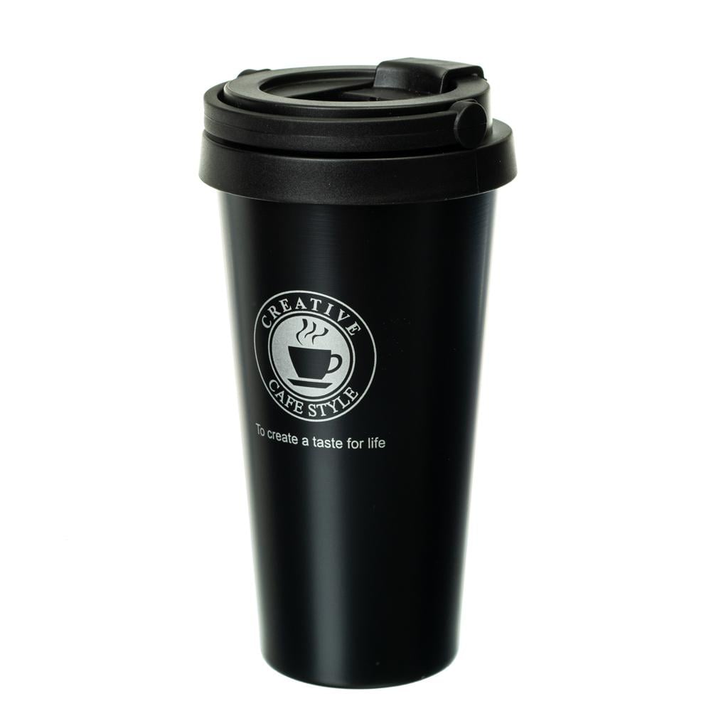 Термос Elisey Макиато 500 мл Черный (8713-003)