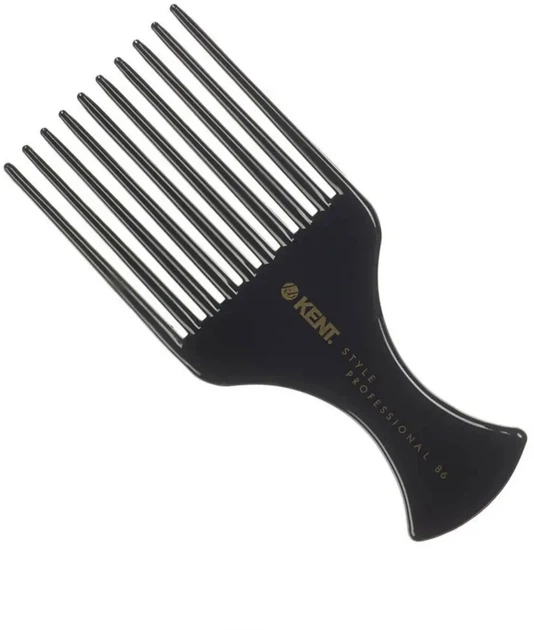 Гребінець Kent Professional 86 Afro Comb для кучерявого волосся 135 мм