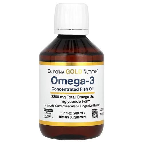Омега-3 Калифорния Gold Nutrition Norwegian Omega-3 3300 мг Fish Oil 200 мл (CGN-02303)
