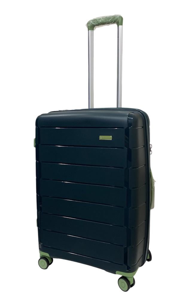Чемодан Snowball 20303 M Темно-зеленый (31706350)