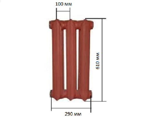 Решітка для батареї 3-секційна Pro Trade Екран ЕД-3 610х150х290 мм Білий (21475557) - фото 3