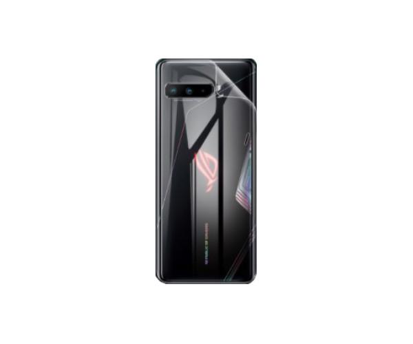 Противоударная гидрогелевая пленка Hydrogel Film для Asus ROG Phone 3 ZS661KS на заднюю панель, Transparent