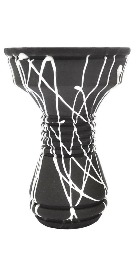 Чаша для кальяна Gusto Bowls Killa Bowls Black/Glaze White (18072023-26)
