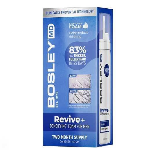 Піна проти випадіння волосся для чоловіків Bosley MD Revive+ Densifying Foam for Men 60 г (31627291)