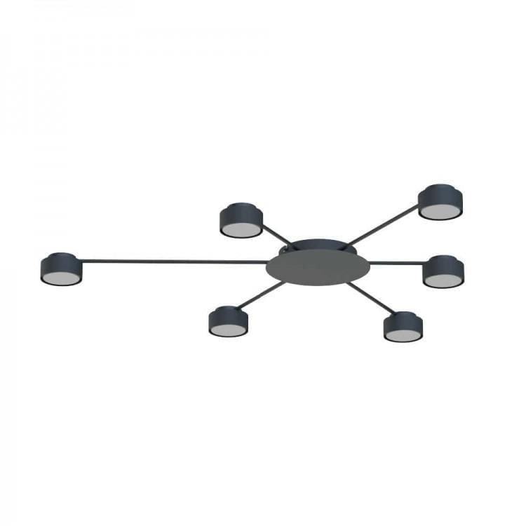 Светильник накладной Ledcoin ML471/6 под лампу Черный (27712711)