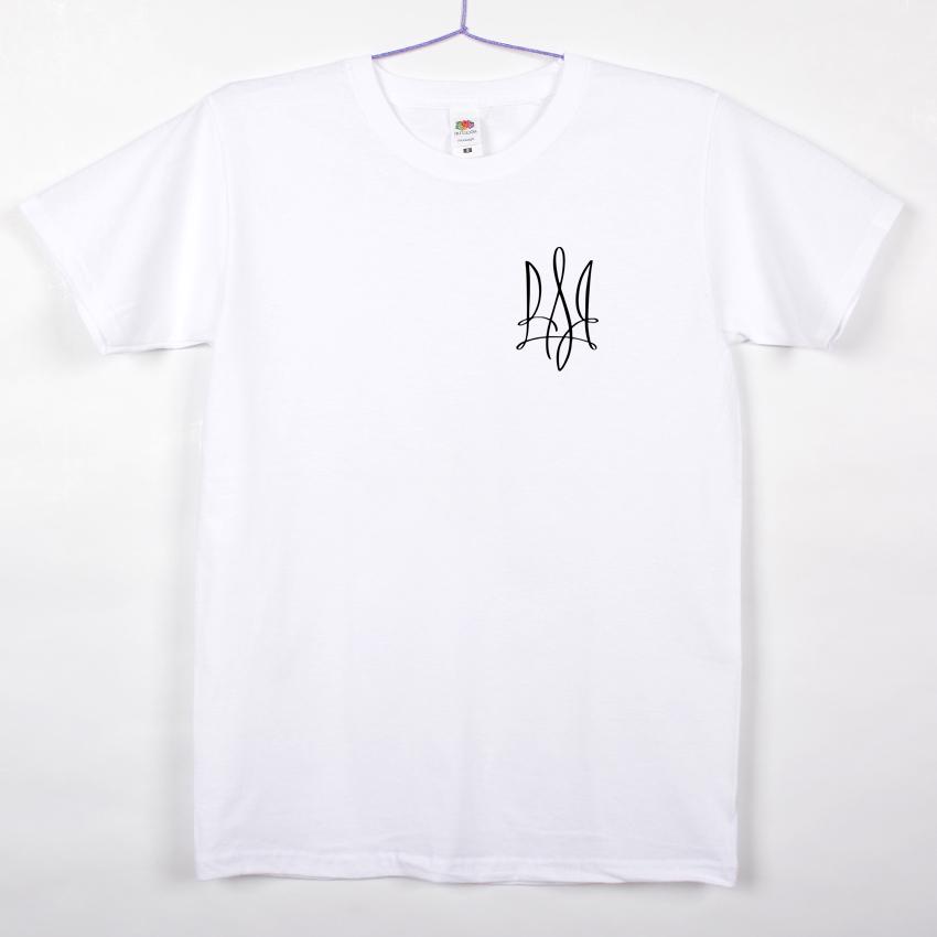 Футболка жіноча оверсайз Герб України fjo1880 M Білий (12212733)