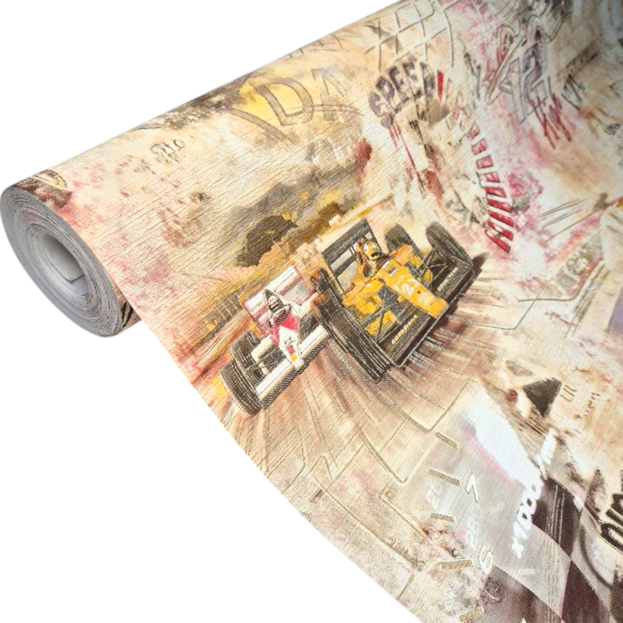 Шпалери вінілові Слов'янські шпалери 328-02 для дитячої/підліткової кімнати/ігрової зони 10,05x1,06 м Бежевий (2501063848)