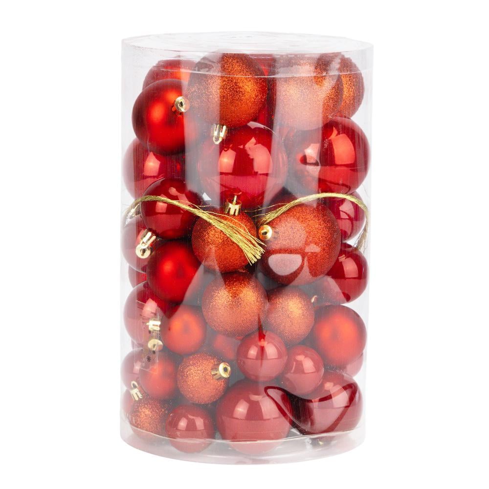 Набір ялинкових куль Яскравий акцент 60 шт. (6042-009)