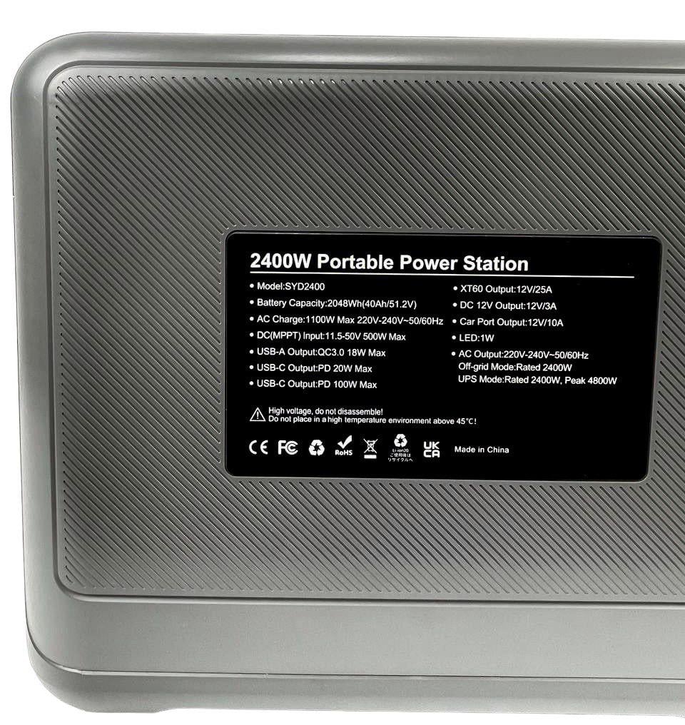 Электростанция Eco Play SYD-N052 2400 Вт 40 Ah (345004) - фото 6 Электростанция Eco Play SYD-N052 2400 Вт 40 Ah (345004) - фото 6