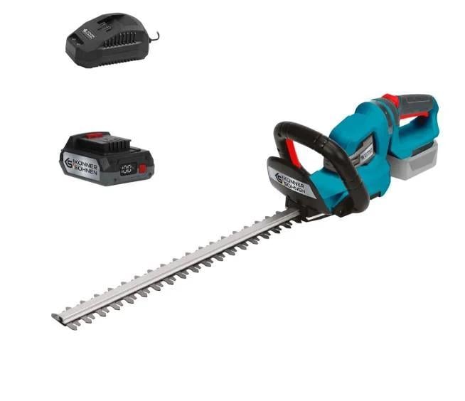 Кусторез аккумуляторный Konner&Sohnen KS HT-20V set с аккумулятором и зарядным устройством (63239)
