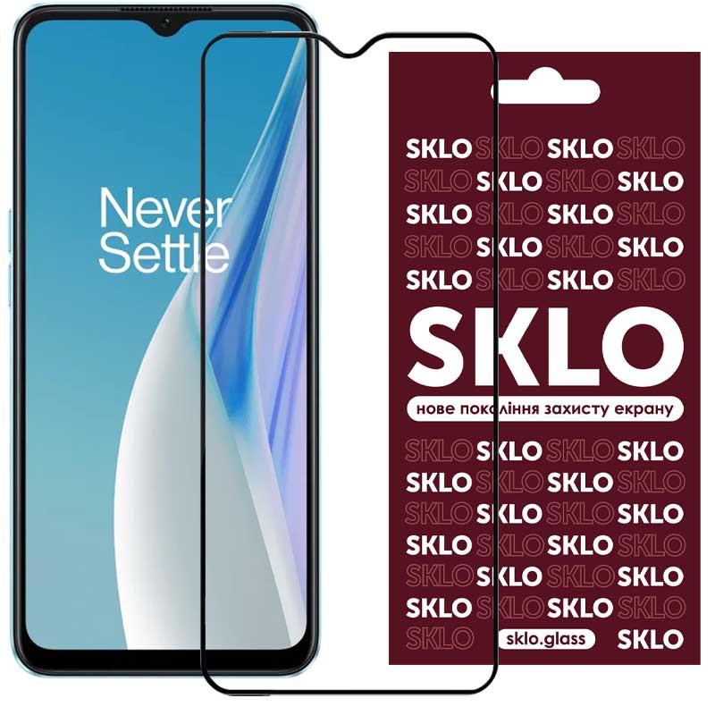 Захисне скло протиударне SKLO 3D full glue для OnePlus Nord N20 SE Чорний (00000066196_1)