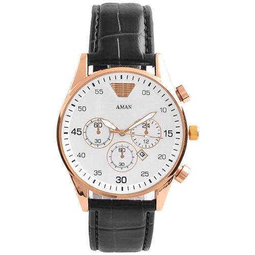 Наручний годинник 6990 Aman Gold/Black (9822802)