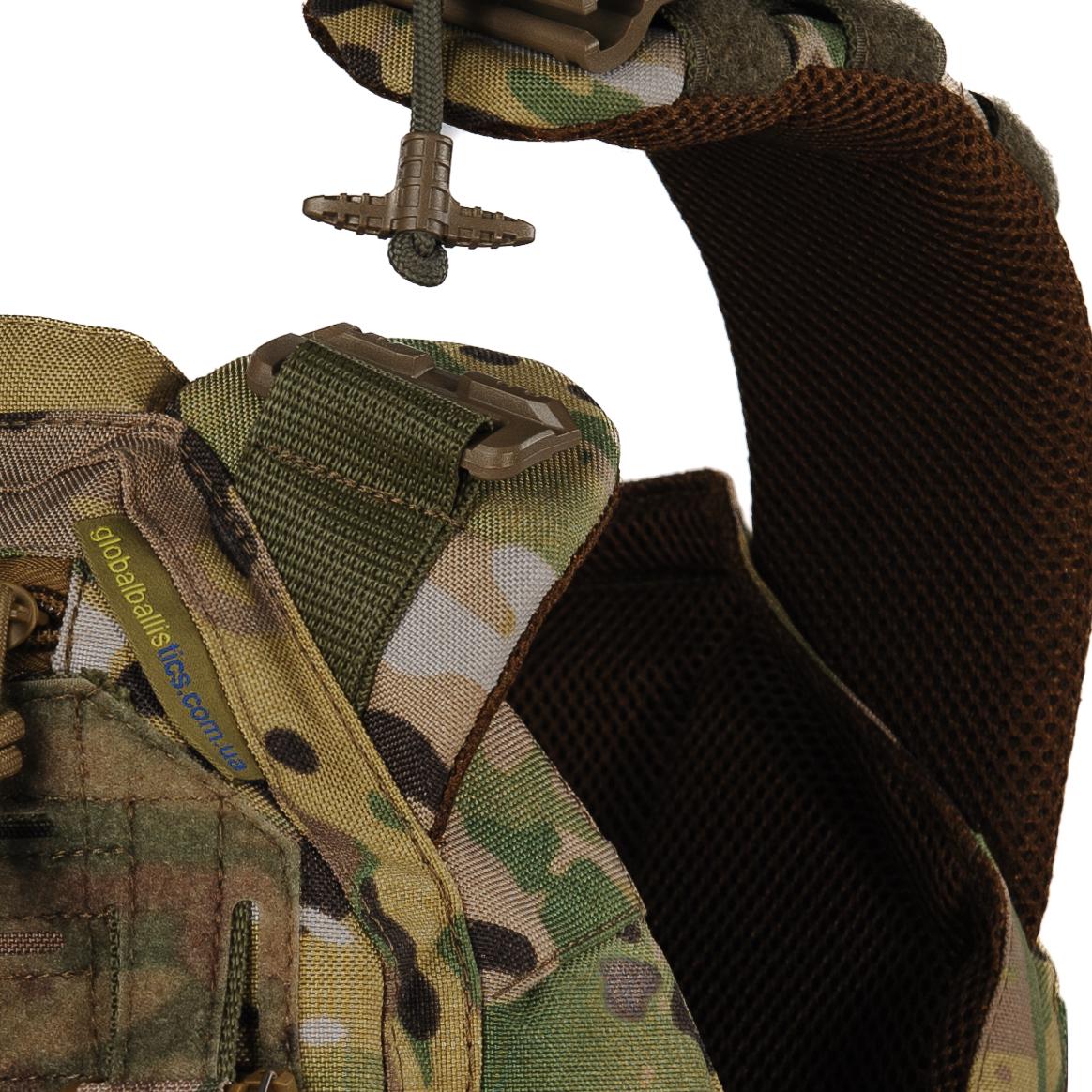 Плитоноска женская Warmor gen3 FL for Ladies Без подсумков С быстрым боковым и верхним сбросом без плит Мультикам - фото 9