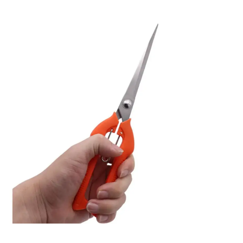 Секатор для обрізання квітів та овочів HAO NONG FU з прогумованими ручками (2554217205) - фото 2