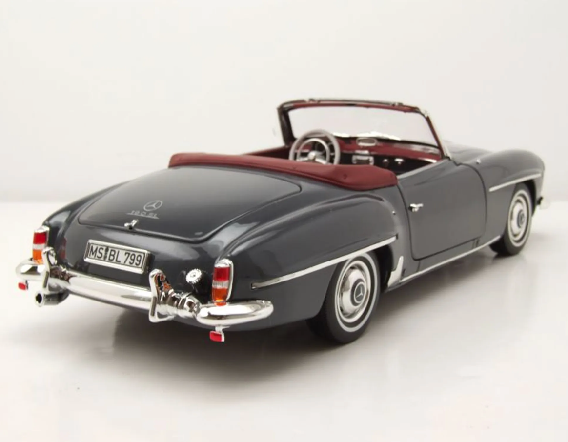 Модель автомобиля Norev 1:18 Mercedes-Benz 190 SL W121 Grey (183402) - фото 5