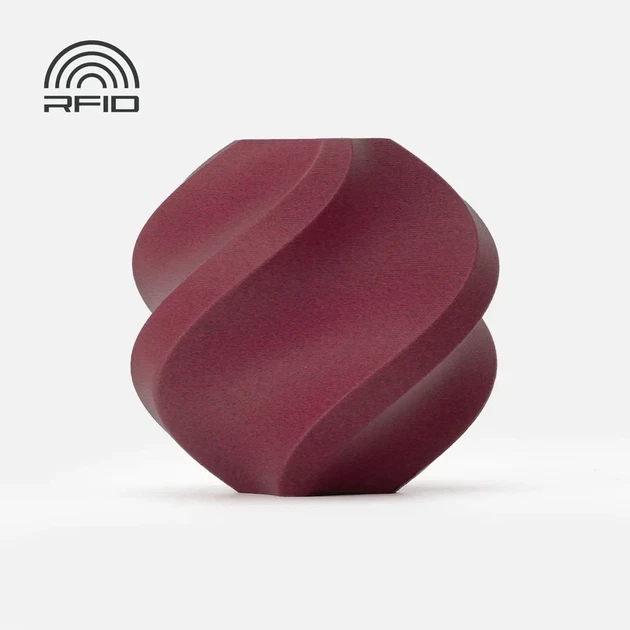 Пластик с углеродным волокном Bambu Lab PLA-CF 1,75 мм 1 кг Burgundy Red (14200)