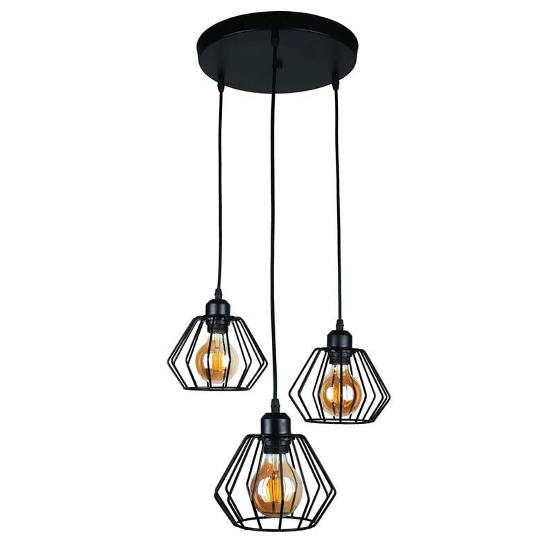 Люстра подвесная Light House LS-17196F-3 300 Черный