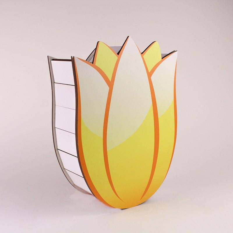 Коробка "Тюльпан" Жовтий (3371)