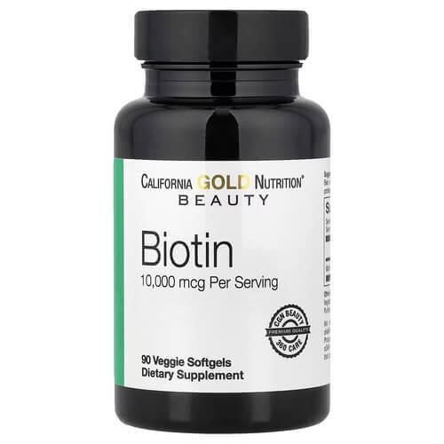 Биотин B-7 CGN Biotin 10,000 mcg 90 Softgels (CGN-01170)