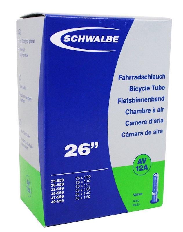 Камера для велосипеда Schwalbe AV12A EK AGV 40 мм 26"/25/40x559 (TUB-F3-01)