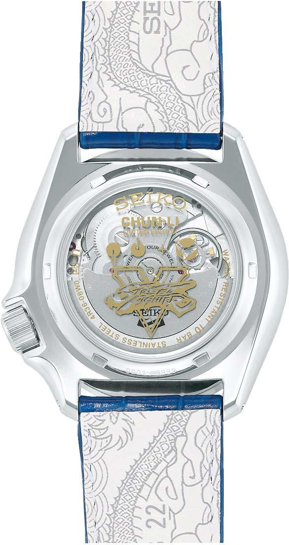 Наручные часы мужские Seiko 5 SRPF17K1 Street Fighter V Chun-Li Limited Edition (1409316183) - фото 4 Наручные часы мужские Seiko 5 SRPF17K1 Street Fighter V Chun-Li Limited Edition (1409316183) - фото 4