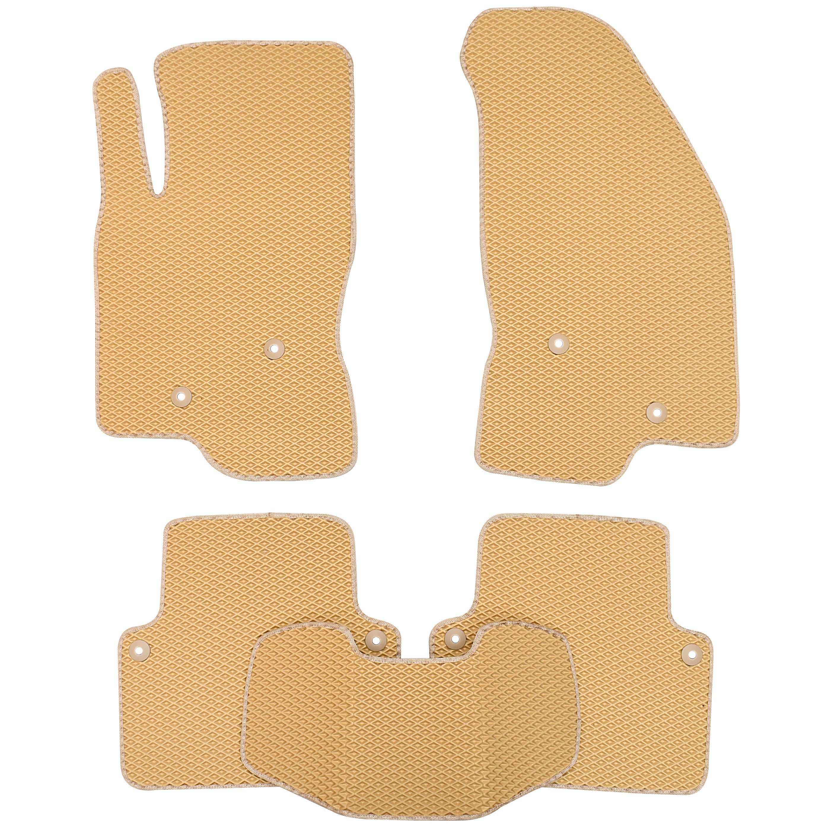 Коврики в салон для Volvo S80 '98-06 EVA-полимерные Бежевый (191491)