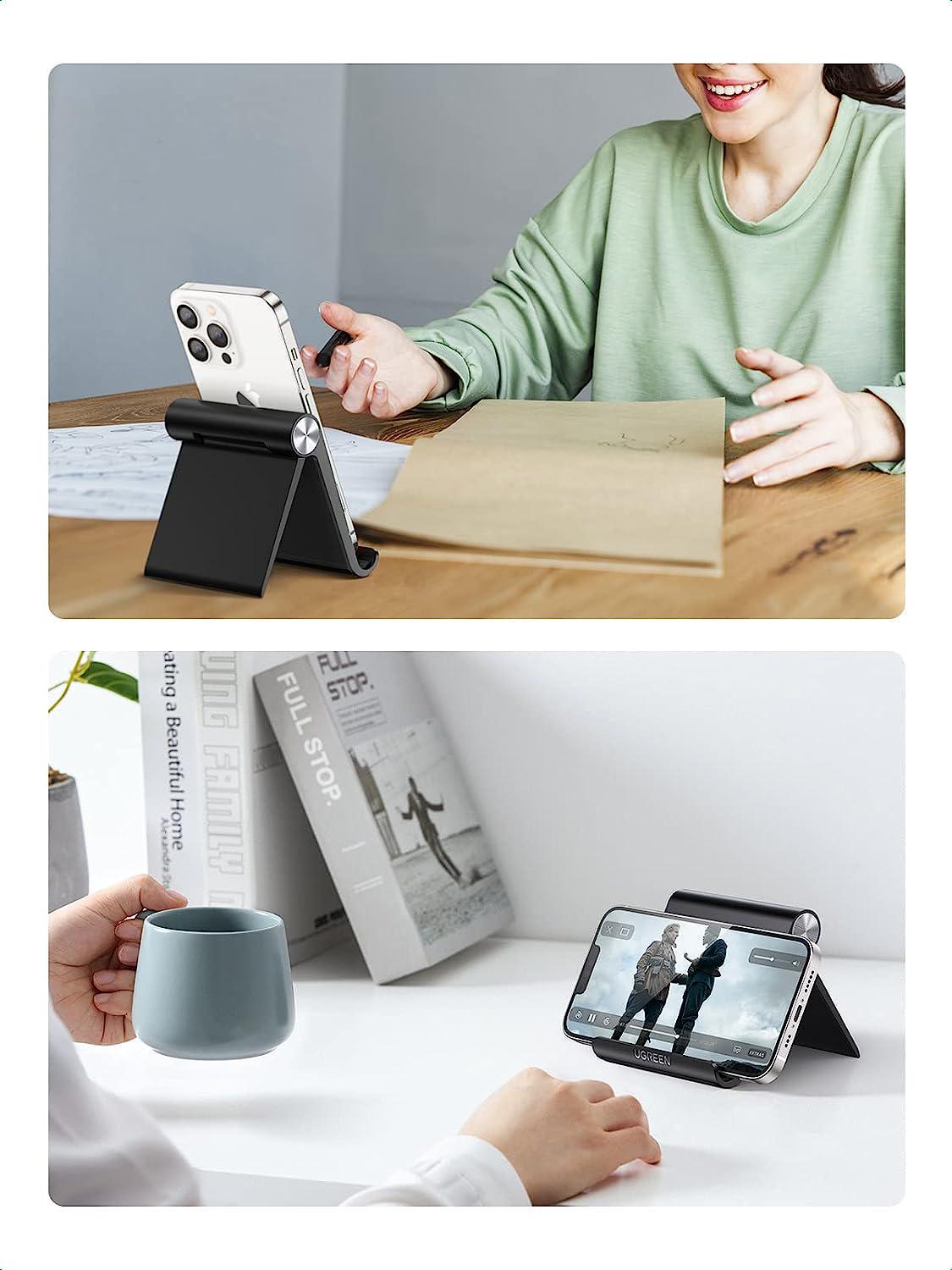 Підставка для телефону UGREEN настільна складана Чорний (50747) - фото 2 Підставка для телефону UGREEN настільна складана Чорний (50747) - фото 2