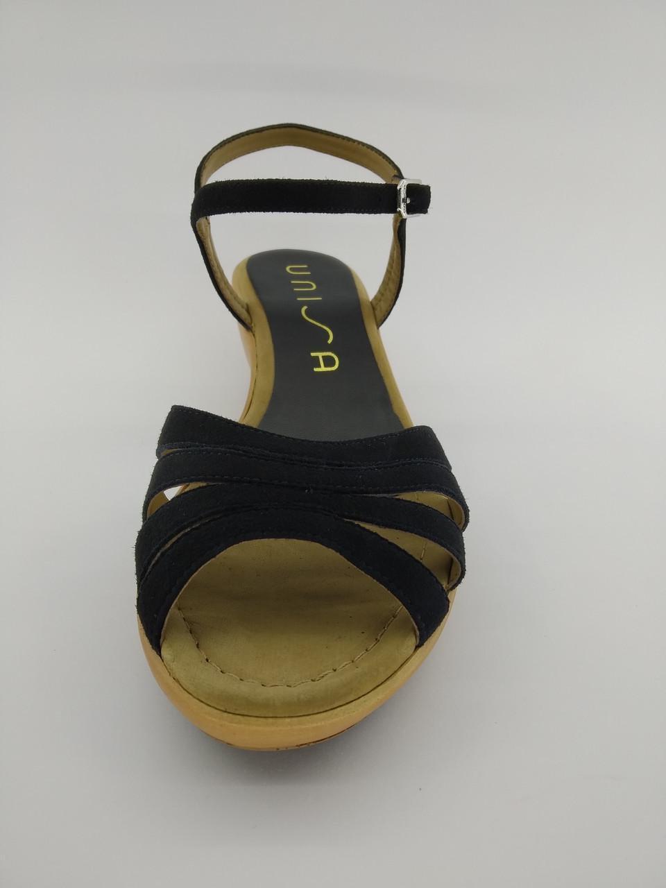 Босоніжки жіночі на танкетці Unisa №06 р. 38/24,5 см Чорний (984501277) - фото 3 Босоніжки жіночі на танкетці Unisa №06 р. 38/24,5 см Чорний (984501277) - фото 3