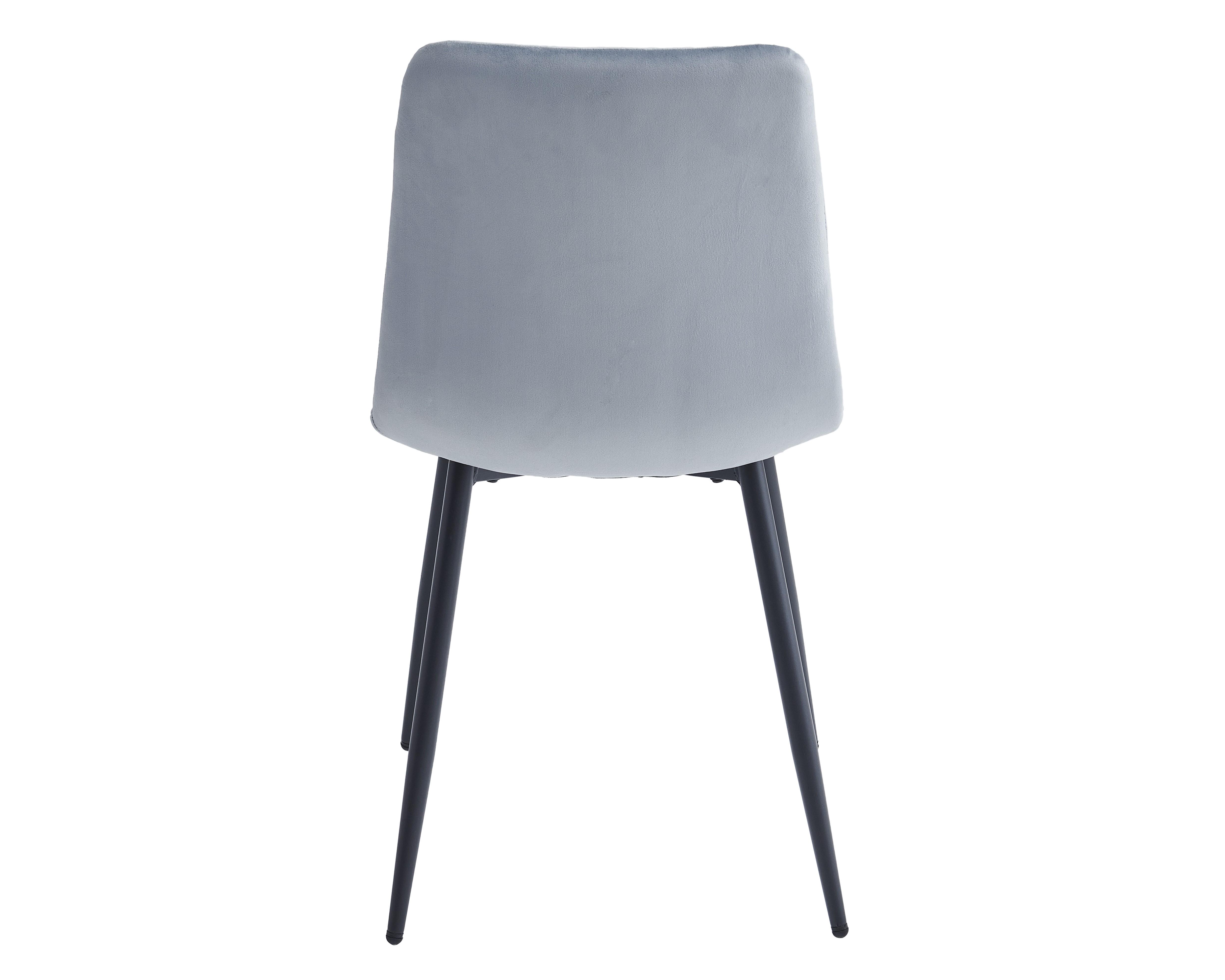 Стул кухонный Intarsio Mark велюр Черный/Дымчато-серый - фото 5 Стул кухонный Intarsio Mark велюр Черный/Дымчато-серый - фото 5