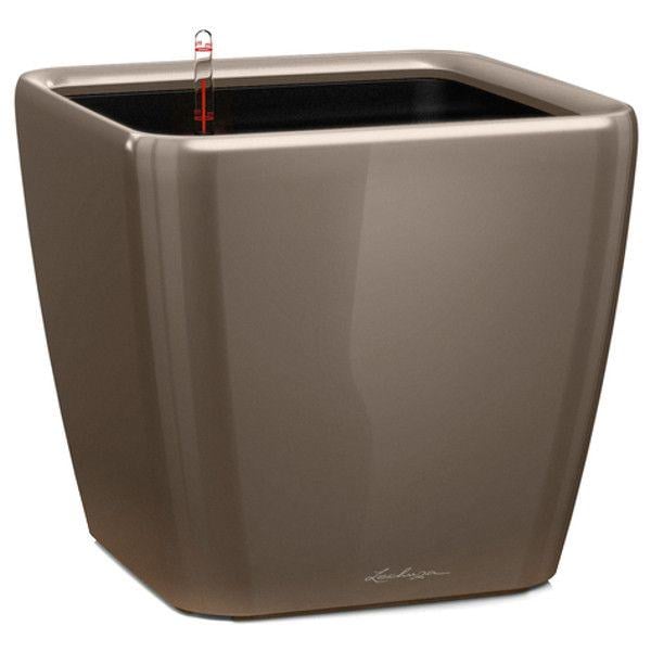 Вазон умный Lechuza Quadro Premium LS 28 8,5 л Коричневый (16145)