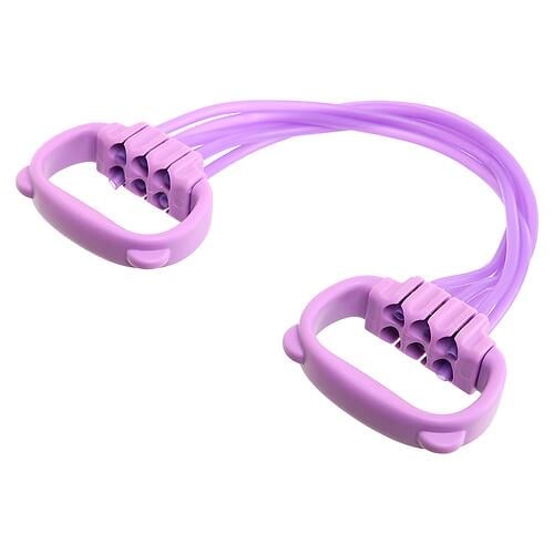 Эспандер латексный плечевой SP-Sport FI-5867 6 жгутов 60х11х3,4 см Фиолетовый (32511365)