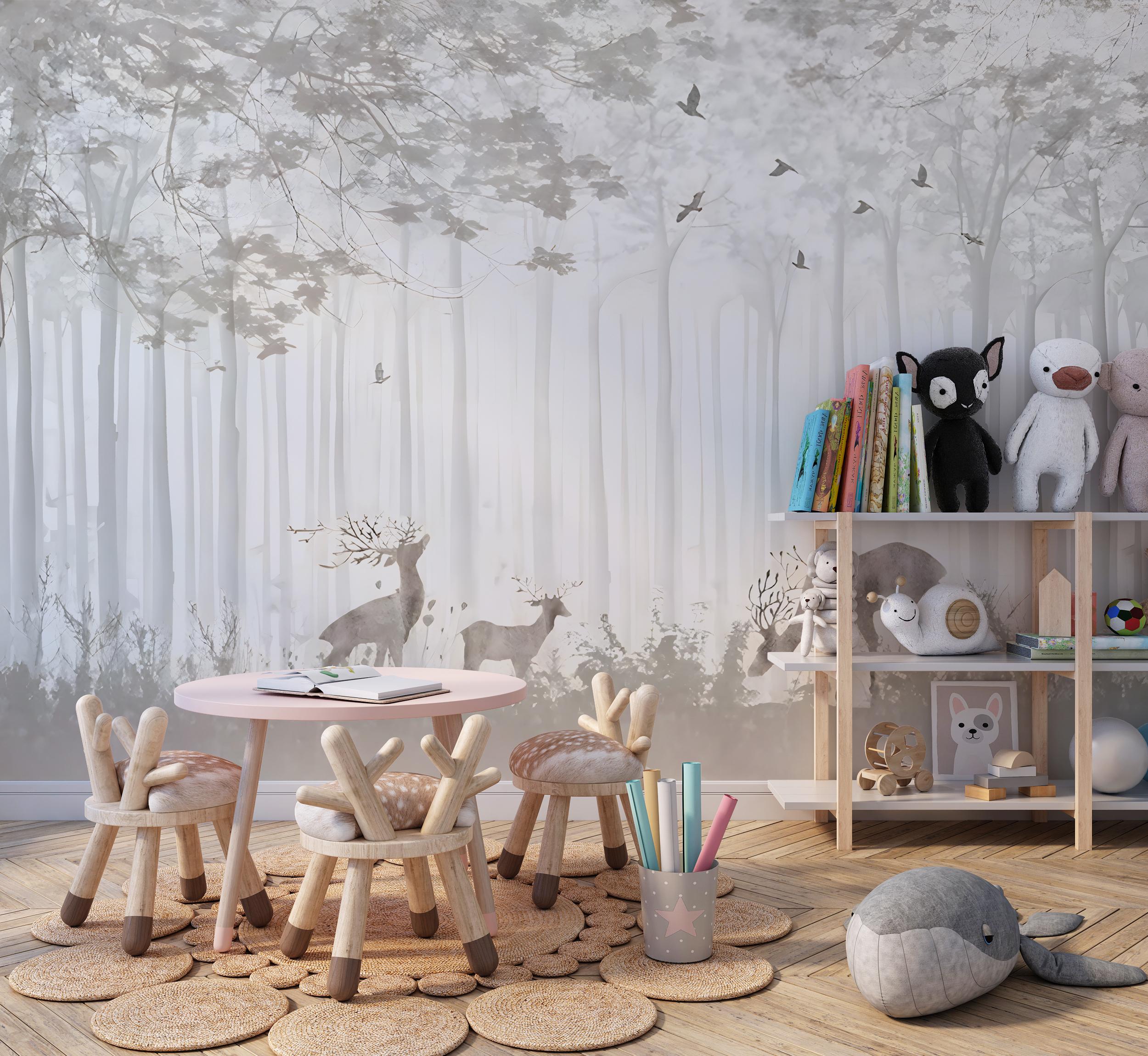 Фотошпалери флізелінові Upstream Сім'я оленів 230х153 см (S5KID-087/3) - фото 8 Фотошпалери флізелінові Upstream Сім'я оленів 230х153 см (S5KID-087/3) - фото 8