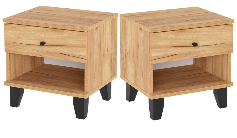 Тумба приліжкова Компаніт ПКТ-10 Дуб крафт золотий (26654118)