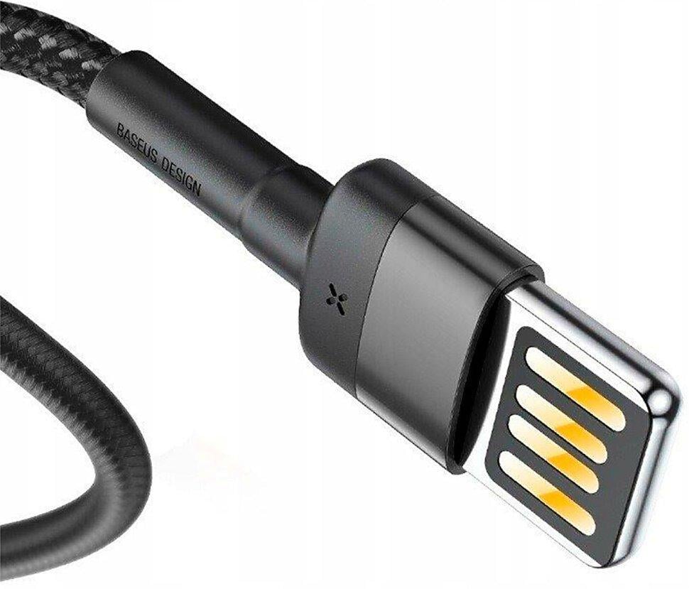 USB кабель BASEUS Lightning Cafule special edition 2.4A 1 м Black - фото 5