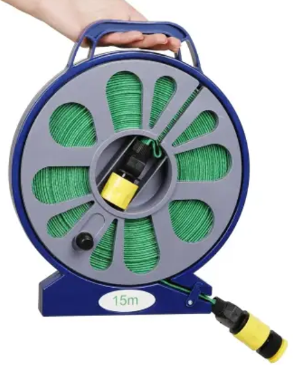 Шланг поливной с катушкой и распылителем 15 м Зеленый (27122877) - фото 7 Шланг поливной с катушкой и распылителем 15 м Зеленый (27122877) - фото 7