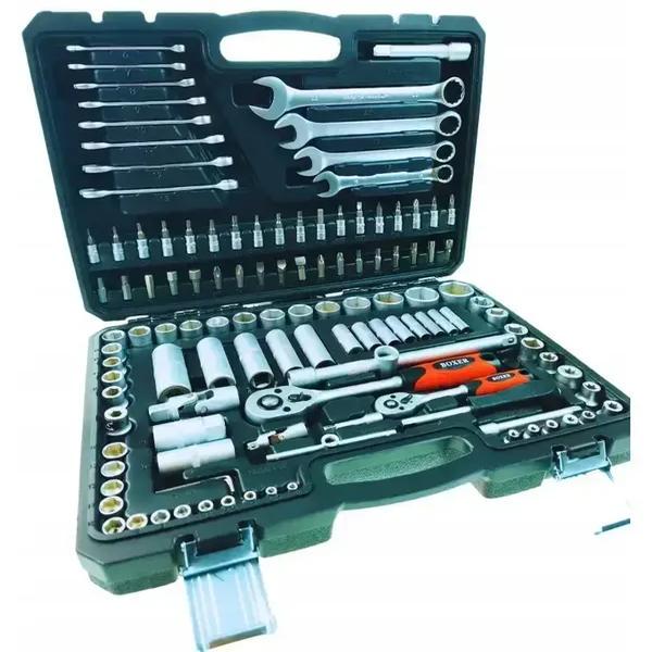 Набір інструментів BOXERкомбіновані ключі 121 шт. в кейсі (BX013S) - фото 3