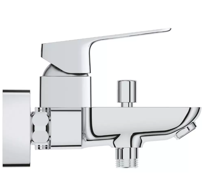 Смеситель для ванны Grohe Cubeo 1018140000 с душевым набором Хром (574088)