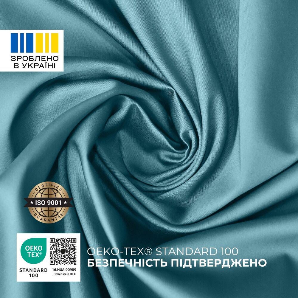 Комплект постельного белья евро IDEIA премиум сатин хлопок пододеяльник 200x220 см/2 наволочки 50x70 см Мятный (26847) - фото 8 Комплект постельного белья евро IDEIA премиум сатин хлопок пододеяльник 200x220 см/2 наволочки 50x70 см Мятный (26847) - фото 8